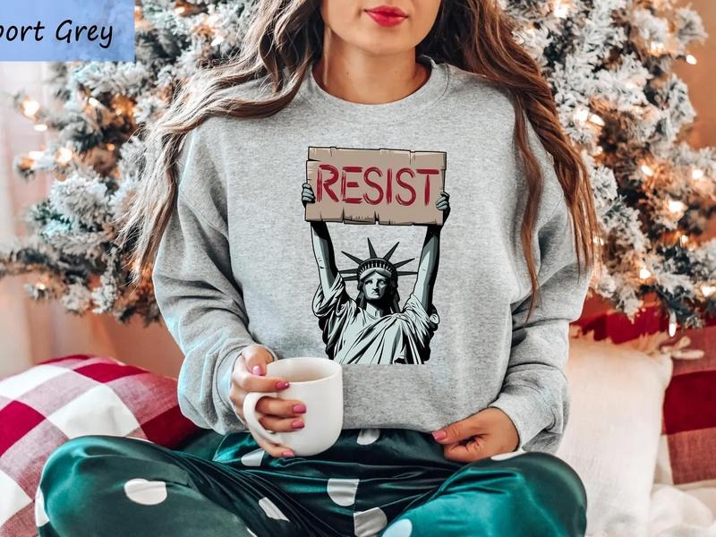 Liberal Resist Anti Trump Fascist Feminist Activist - Adult & Kids T-Shirts, Sweatshirts & Hoodies apparel design preview 1