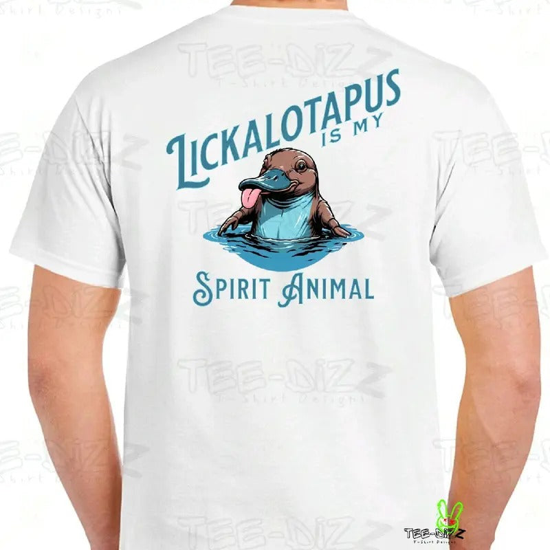 Lickalotapus Is My Spirit Animal Funny Menswear - Adult & Kids T-Shirts, Sweatshirts & Hoodies apparel design preview 1