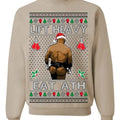 Lift Heavy Eat Ath Merry Chrithmith Mike Tyson Butt - Adult & Kids T-Shirts, Sweatshirts & Hoodies apparel design preview 1
