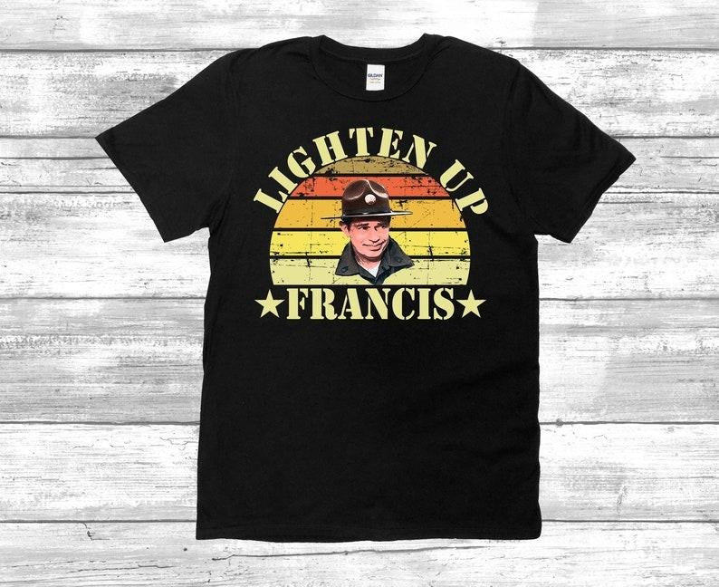 Lighten Up Francis Stripes Movie Quote Pope 1936 2025 - Adult & Kids T-Shirts, Sweatshirts & Hoodies apparel design preview 1