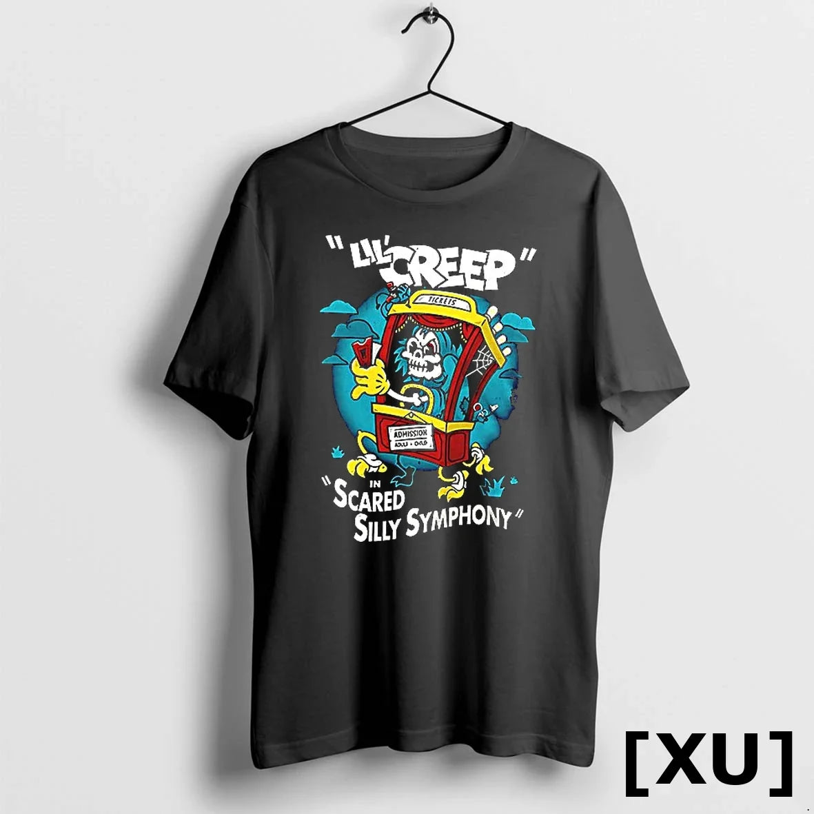 Lil Creep In Scared Silly Symphony Sweater - Adult & Kids T-Shirts, Sweatshirts & Hoodies apparel design preview 1