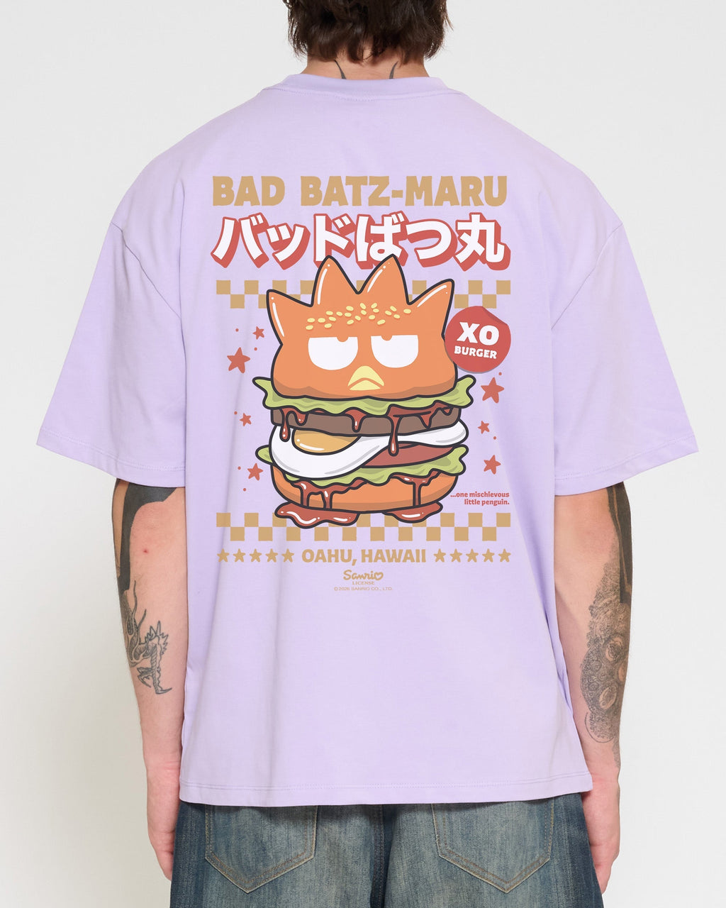 Bad Badtz-Maru Burger Oversized - Adult & Kids T-Shirts, Sweatshirts & Hoodies apparel design preview 1