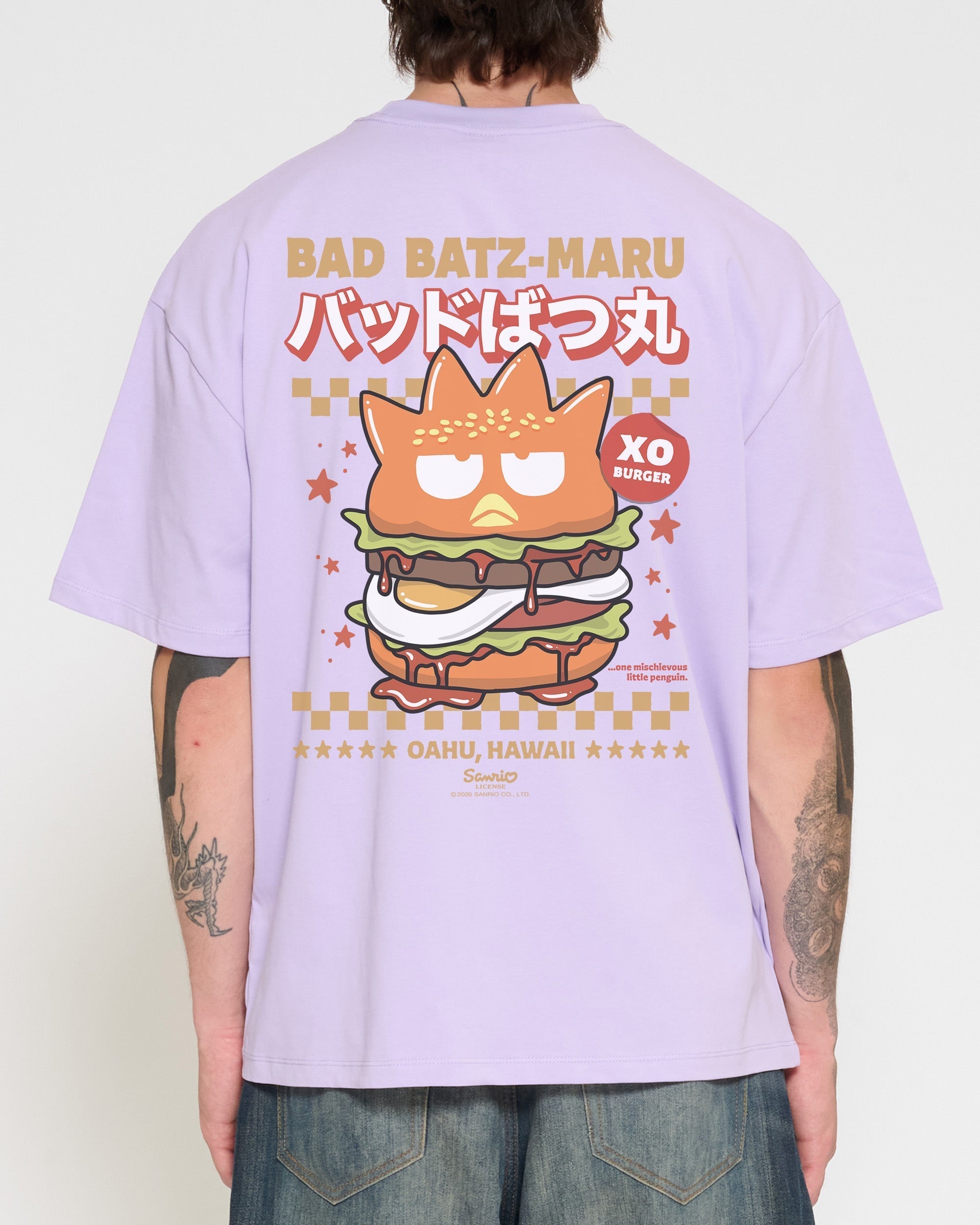 Bad Badtz-Maru Burger Oversized - Adult & Kids T-Shirts, Sweatshirts & Hoodies apparel design preview 1