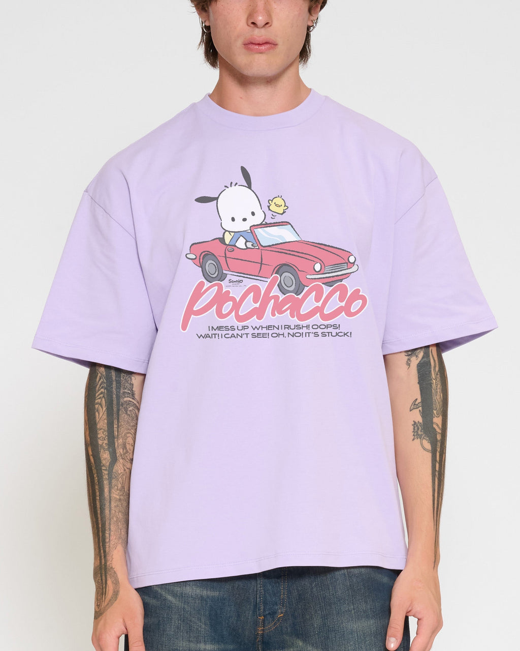 Pochacco Peak Hour Oversized - Adult & Kids T-Shirts, Sweatshirts & Hoodies apparel design preview 1