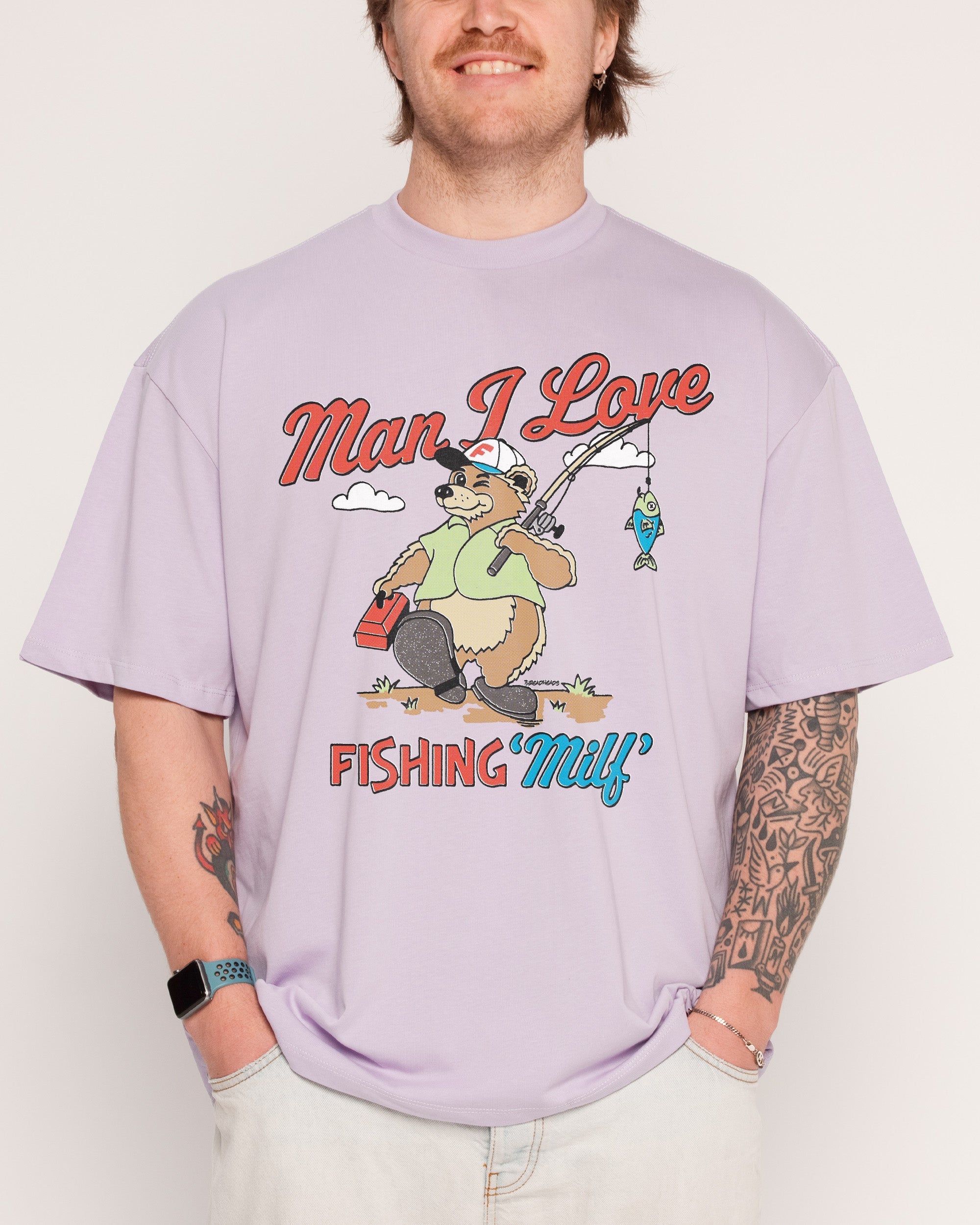 MILF Fishing Oversized - Adult & Kids T-Shirts, Sweatshirts & Hoodies apparel design preview 1