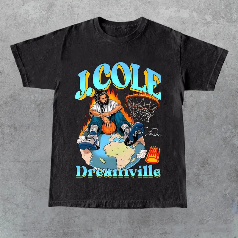Limited J Cole Dreamville Vintage Man - Adult & Kids T-Shirts, Sweatshirts & Hoodies apparel design preview 1