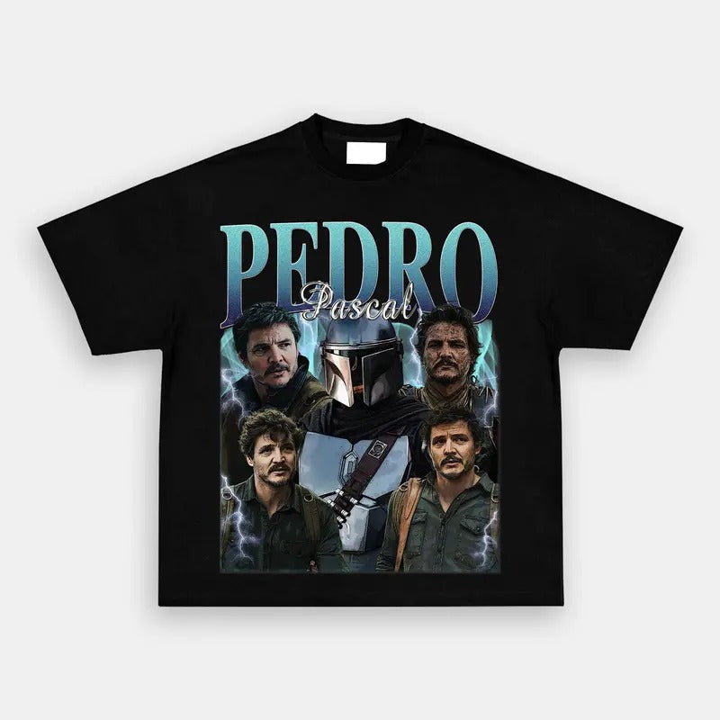 Limited Pedro Pascal Vintage Actor Homage 90s Retro - Adult & Kids T-Shirts, Sweatshirts & Hoodies apparel design preview 1