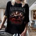 Limited Vintage Nickelback 90s Rock Band Short Sleeve - Adult & Kids T-Shirts, Sweatshirts & Hoodies apparel design preview 1