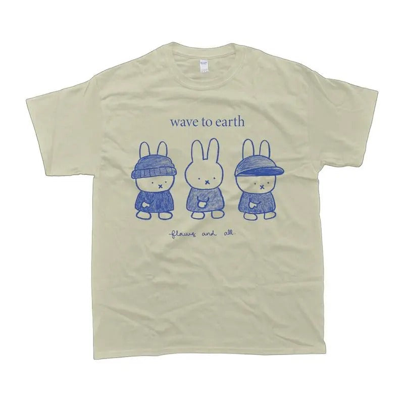 Limited Wave Earth Miffy Family Funny Meme Cotton - Adult & Kids T-Shirts, Sweatshirts & Hoodies apparel design preview 1