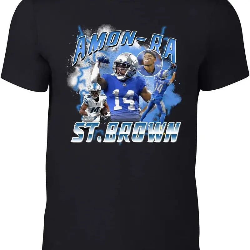 Lions St Brown Bootleg - Adult & Kids T-Shirts, Sweatshirts & Hoodies apparel design preview 1