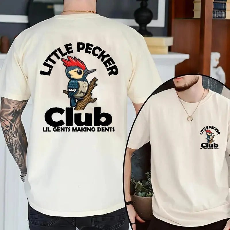 Little Pecker Club Vintage - Adult & Kids T-Shirts, Sweatshirts & Hoodies apparel design preview 1