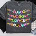 Little Girl Last Day School Bracelet Retro Teacher - Adult & Kids T-Shirts, Sweatshirts & Hoodies apparel design preview 1