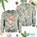 Living Fully Co Disco Cowgirl Giddy Up Santa Camo Sweatshirt 3D Christmas Sweater - Holiday Gift product image