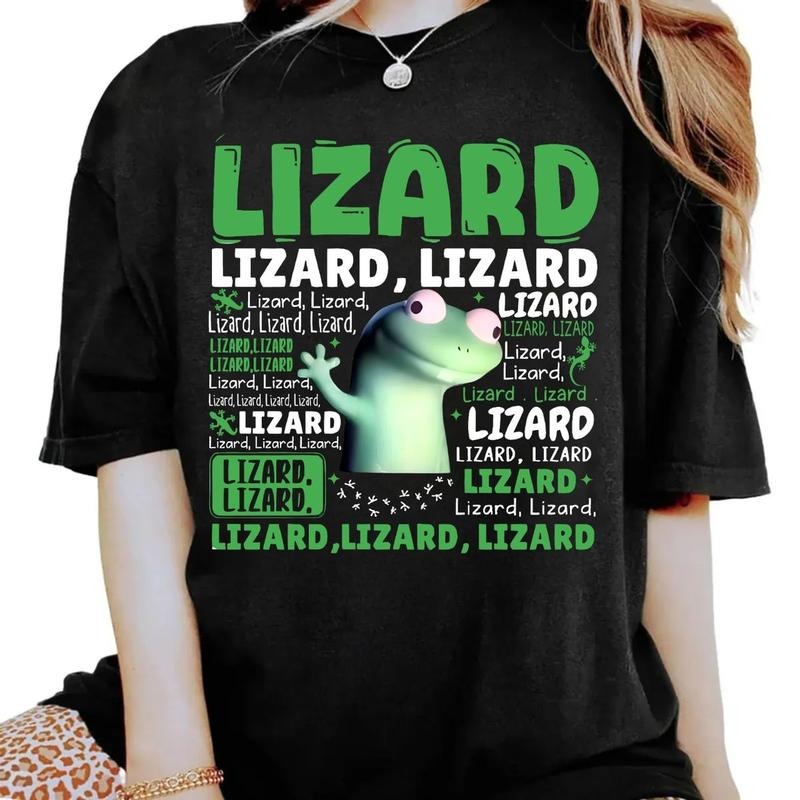 Lizard Meme Funny Weirdcore Y2k Salamander Gecko - Adult & Kids T-Shirts, Sweatshirts & Hoodies apparel design preview 1