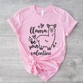 Llama Be Your Valentine Cute Love Lovers Girlfriend - Adult & Kids T-Shirts, Sweatshirts & Hoodies apparel design preview 1