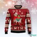 Llama Lalala 3D Ugly Christmas Sweater - Holiday Gift product image