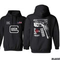 Lock USA 2 Side Glock We Trust Sarcastic Classic - Adult & Kids T-Shirts, Sweatshirts & Hoodies apparel design preview 1