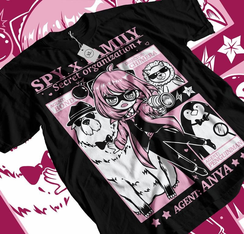 Loid Yor Anya Bon Forger SPY X FAMILY S 4XL Manga - Adult & Kids T-Shirts, Sweatshirts & Hoodies apparel design preview 1