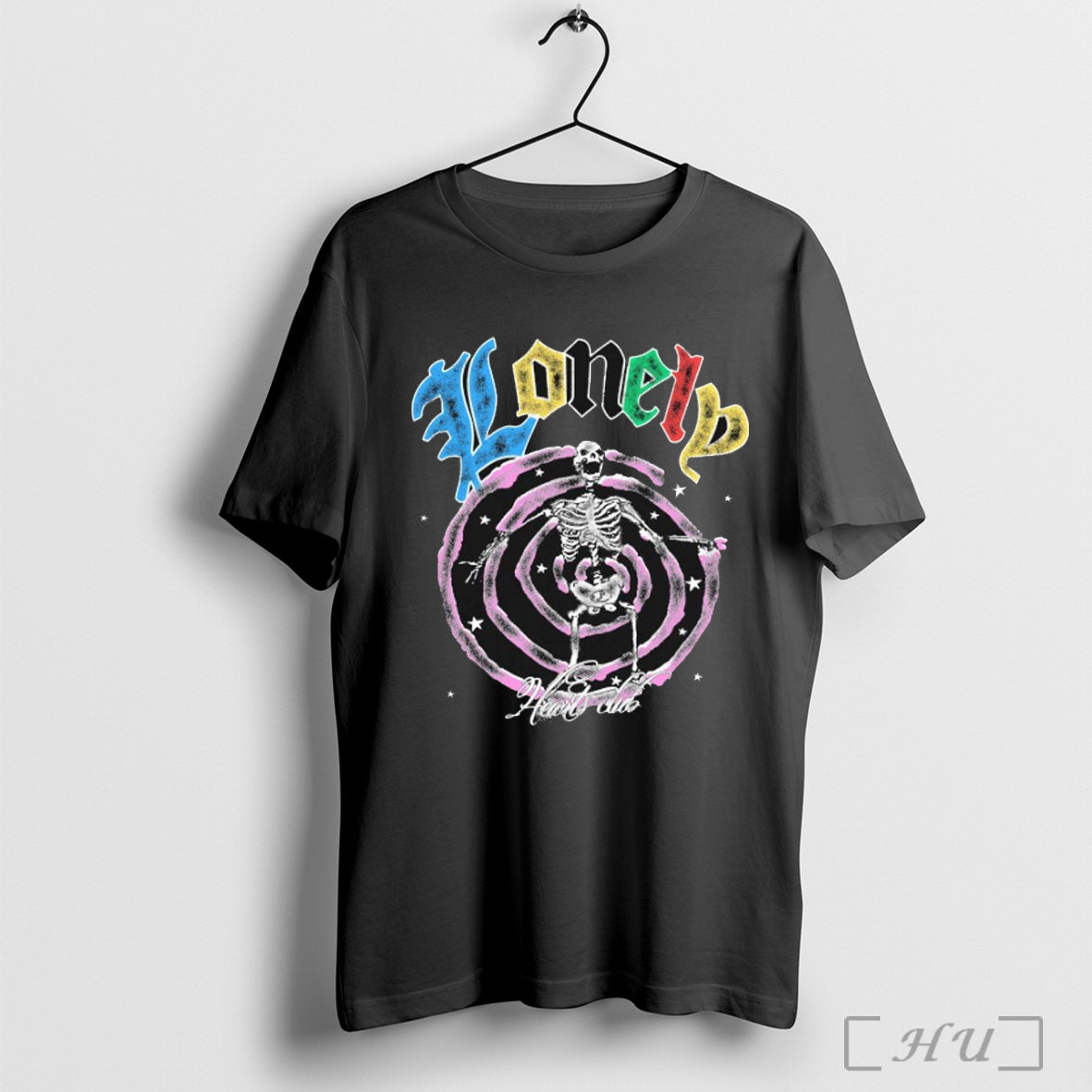 Lonely Hearts Club Psychoactive Skeleton - Adult & Kids T-Shirts, Sweatshirts & Hoodies apparel design preview 1