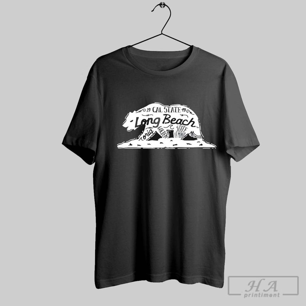 Long Beach State Of The Month Bear - Adult & Kids T-Shirts, Sweatshirts & Hoodies apparel design preview 1