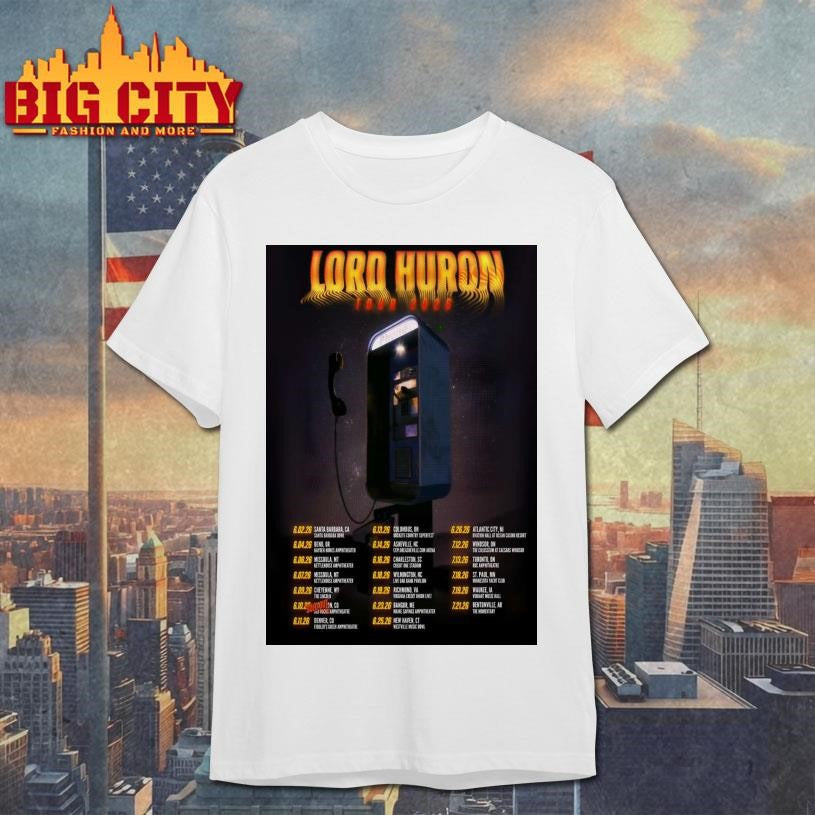 Lord Huron 2026 Tour US Poster - Adult & Kids T-Shirts, Sweatshirts & Hoodies apparel design preview 1