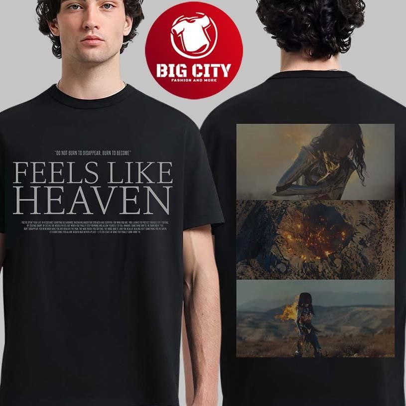Loreen Feels Like Heaven Single Two Sided - Adult & Kids T-Shirts, Sweatshirts & Hoodies apparel design preview 1