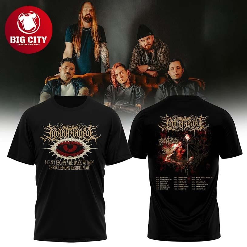 Lorna Shore 2026 North America Tour Deathcore Two - Adult & Kids T-Shirts, Sweatshirts & Hoodies apparel design preview 1