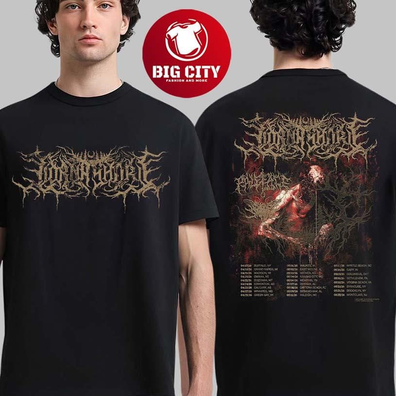 Lorna Shore North America 2026 Tour Schedule Dates - Adult & Kids T-Shirts, Sweatshirts & Hoodies apparel design preview 1
