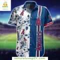 Los Angeles Angels Hawaiian Blue Tropical Hibiscus - Adult & Kids T-Shirts, Sweatshirts & Hoodies apparel design preview 1