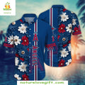 Los Angeles Angels Hawaiian Floral Stripe MLB - Adult & Kids T-Shirts, Sweatshirts & Hoodies apparel design preview 1