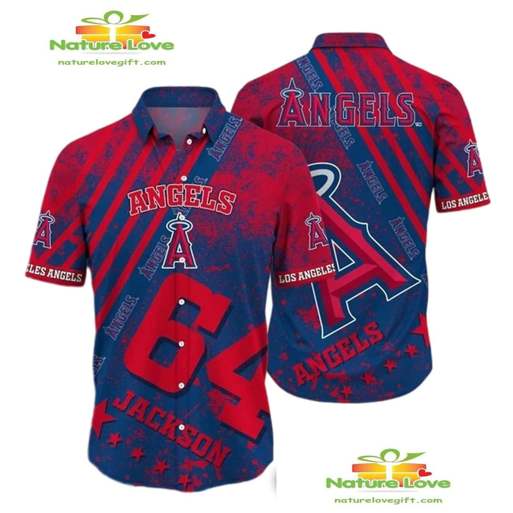 Los Angeles Angels Hawaiian Personalized Aloha - Adult & Kids T-Shirts, Sweatshirts & Hoodies apparel design preview 1