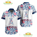 Los Angeles Angels Hawaiian Tropical Flower Design - Adult & Kids T-Shirts, Sweatshirts & Hoodies apparel design preview 1