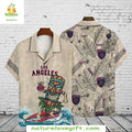 Los Angeles Angels Hawaiian MLB Baseball Aloha Tiki - Adult & Kids T-Shirts, Sweatshirts & Hoodies apparel design preview 1