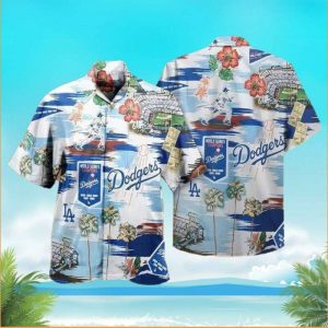 Los Angeles Dodgers Baseball Sports Logo Hawaii LA - Adult & Kids T-Shirts, Sweatshirts & Hoodies apparel design preview 1