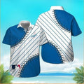 Los Angeles Dodgers Button Up Tropical Aloha Hawaiian - Adult & Kids T-Shirts, Sweatshirts & Hoodies apparel design preview 1