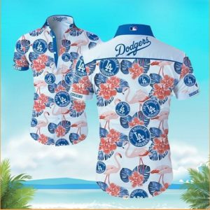 Los Angeles Dodgers Flamingo Hawaiian Holiday, LA - Adult & Kids T-Shirts, Sweatshirts & Hoodies apparel design preview 1
