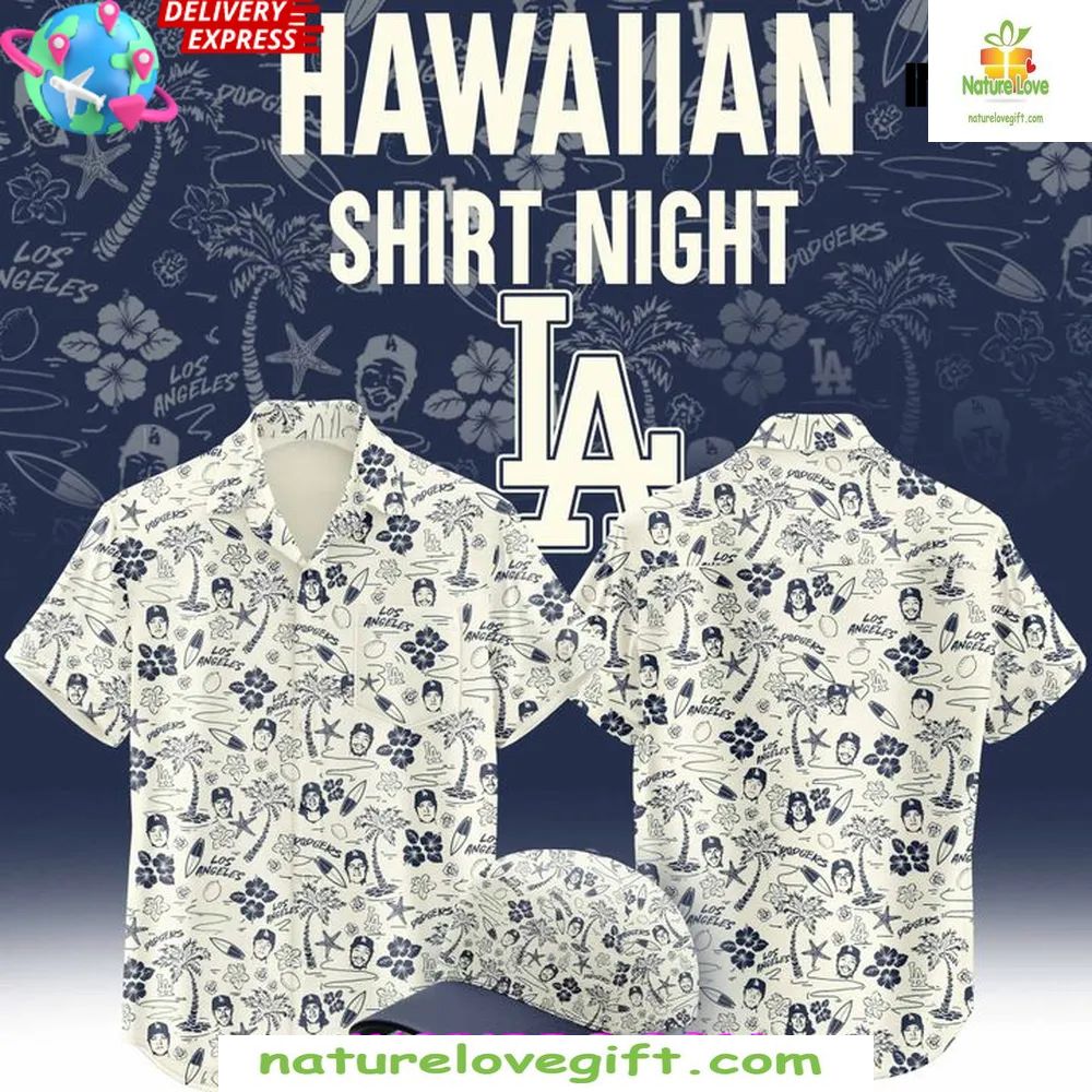 Los Angeles Dodgers Hawaiian Island Limited Design - Adult & Kids T-Shirts, Sweatshirts & Hoodies apparel design preview 1