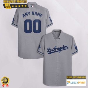 Los Angeles Dodgers Logo Hawaiian Cheap Men Baseball - Adult & Kids T-Shirts, Sweatshirts & Hoodies apparel design preview 1
