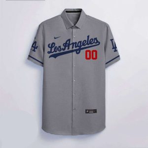 Los Angeles Dodgers Logo Hawaiian Cheap Men Baseball - Adult & Kids T-Shirts, Sweatshirts & Hoodies apparel design preview 1