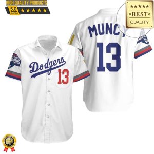 Los Angeles Dodgers Logo Hawaiian Cheap Men Baseball - Adult & Kids T-Shirts, Sweatshirts & Hoodies apparel design preview 1