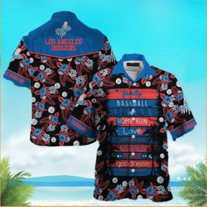Los Angeles Dodgers MLB Hawaiian New Gift For Summer, - Adult & Kids T-Shirts, Sweatshirts & Hoodies apparel design preview 1
