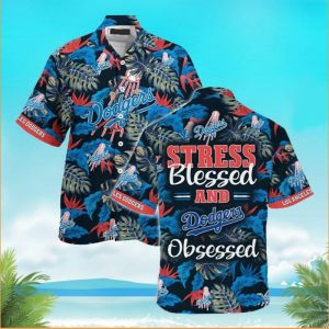 Los Angeles Dodgers MLB Summer Hawaiian LA - Adult & Kids T-Shirts, Sweatshirts & Hoodies apparel design preview 1