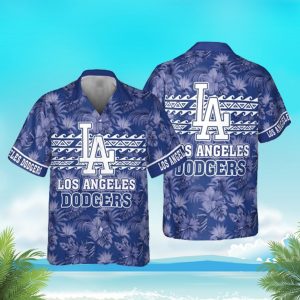 Los Angeles Dodgers Major League Baseball Hawaiian LA - Adult & Kids T-Shirts, Sweatshirts & Hoodies apparel design preview 1
