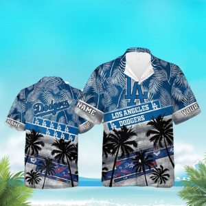 Los Angeles Dodgers Palm Tree Hawaiian LA - Adult & Kids T-Shirts, Sweatshirts & Hoodies apparel design preview 1