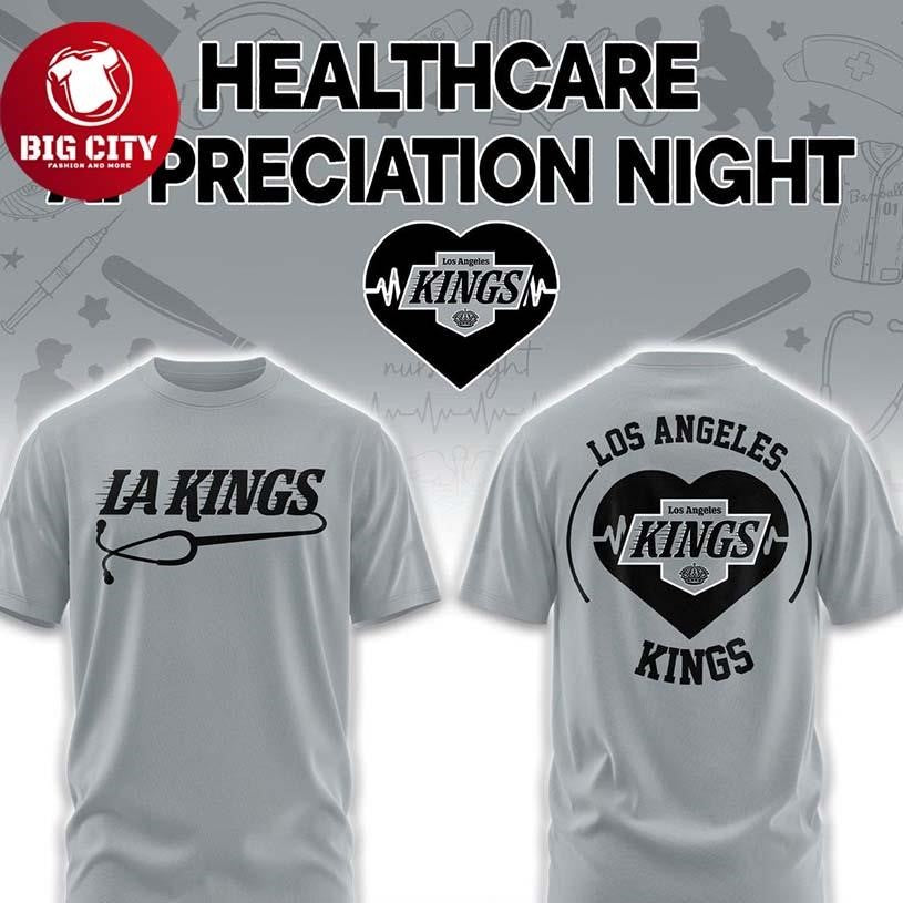 Los Angeles Kings Healthcare Appreciation x NHL 2026 - Adult & Kids T-Shirts, Sweatshirts & Hoodies apparel design preview 1