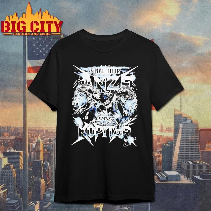 Los Angeles Kings The Final Tour Anze Kopitar Graphic - Adult & Kids T-Shirts, Sweatshirts & Hoodies apparel design preview 1