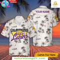 Los Angeles Lakers NBA Champions Hawaiian - Adult & Kids T-Shirts, Sweatshirts & Hoodies apparel design preview 1