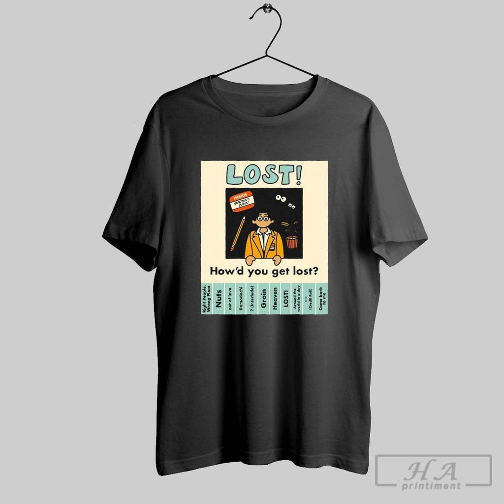 Lost Howd You Get Inside Namjoons Brain - Adult & Kids T-Shirts, Sweatshirts & Hoodies apparel design preview 1