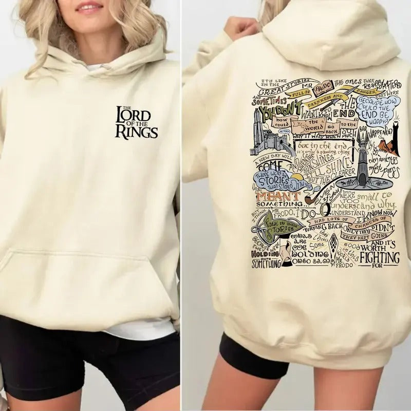 Lotr Sam'S Speech Lord Rings Hobbit Gandalf Grey - Adult & Kids T-Shirts, Sweatshirts & Hoodies apparel design preview 1