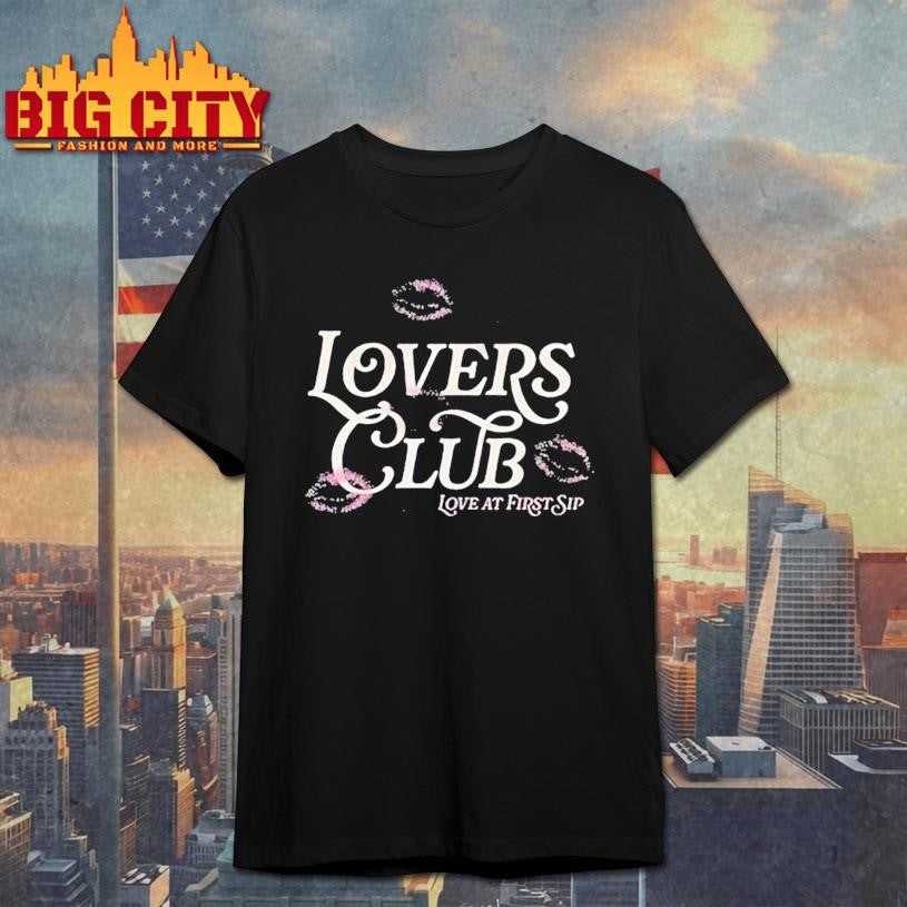 Love At First Sip Lovers Club - Adult & Kids T-Shirts, Sweatshirts & Hoodies apparel design preview 1